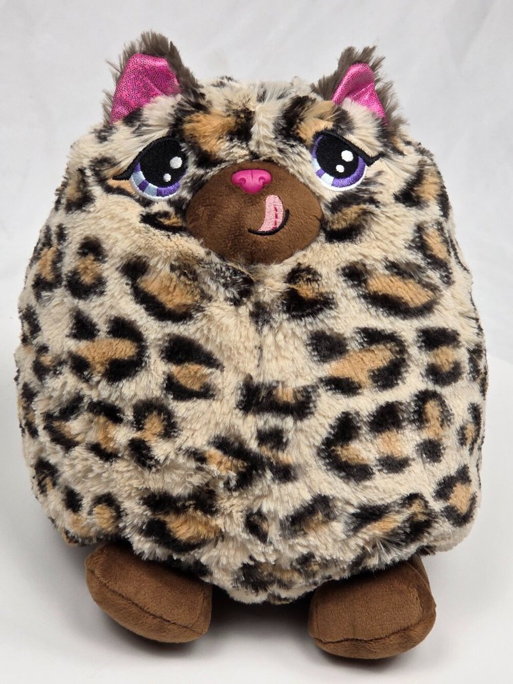 Misfittens Archie Leopard Get Meowt Cat 10" Plush Basic Fun Stuffed Animal 2022